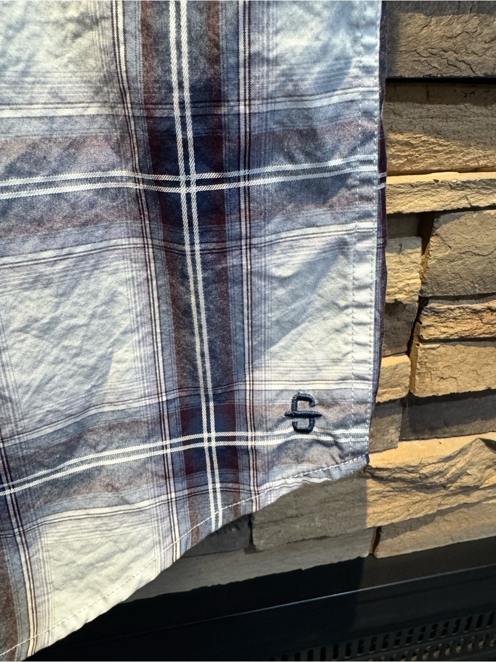 Stetson Men's PLAID SHORT SLEEVE SHIRT Size XL - Picture 2 of 6